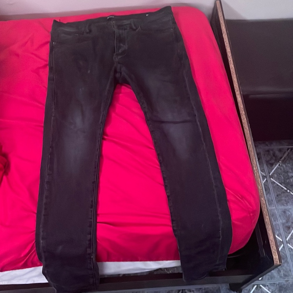 Purple brand jeans, size 33, black wash,